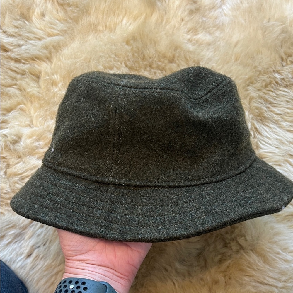 Filson Dark Olive Wool Bucket Hat